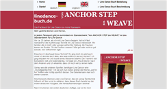 Desktop Screenshot of linedance-buch.de